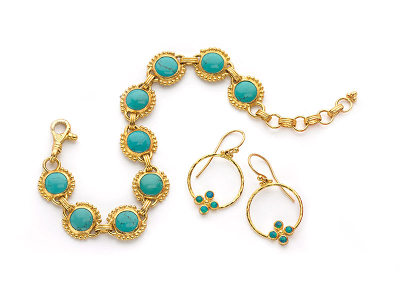 Gurhan Bracelet and Earrings